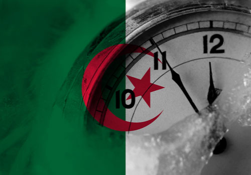 Clock ticks on Algeria