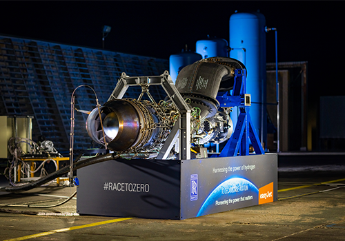 Easyjet and Rolls Royce test hydrogen jet engine